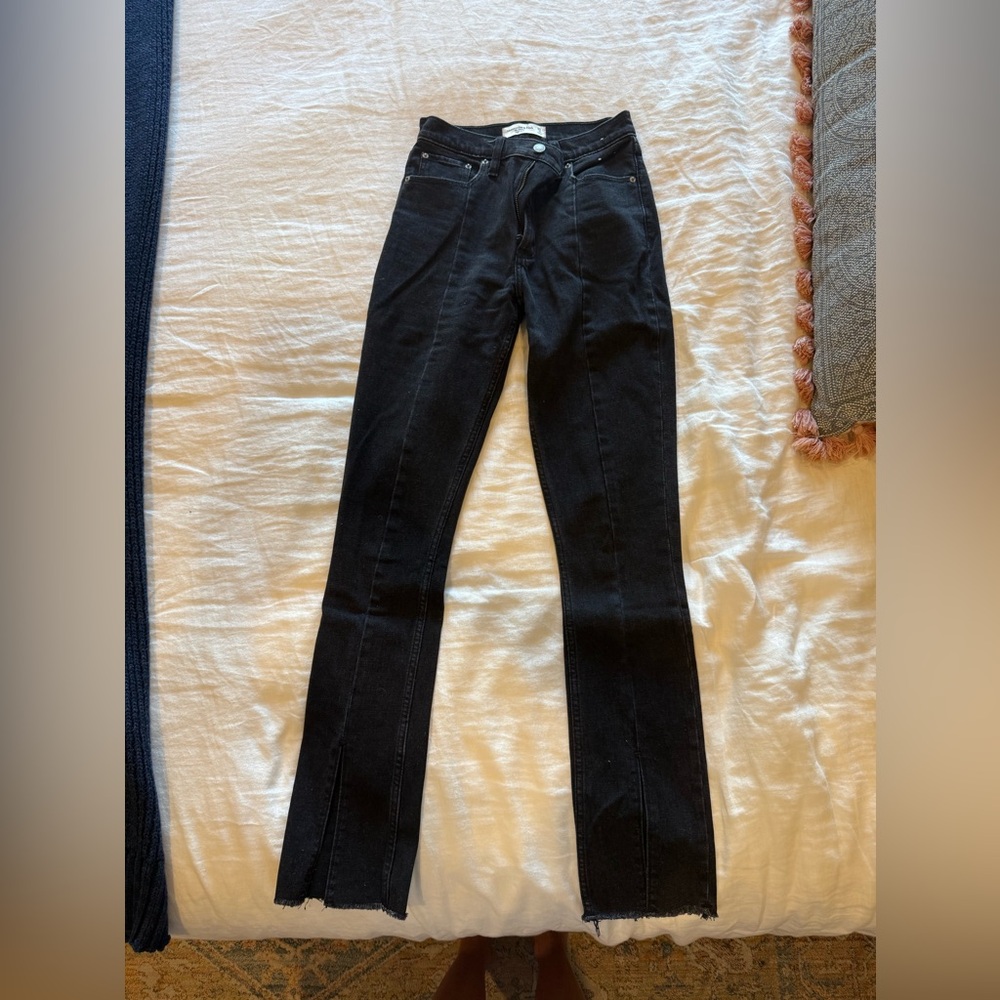 Abercrombie | The High Rise Skinny Black Jeans